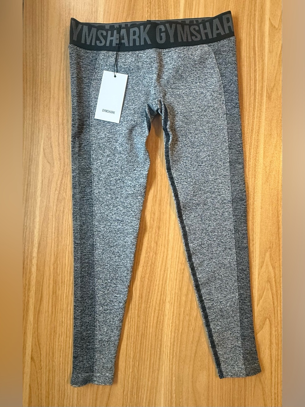 NWT Gymshark Flex Low Rise Leggings Gray Marl Small